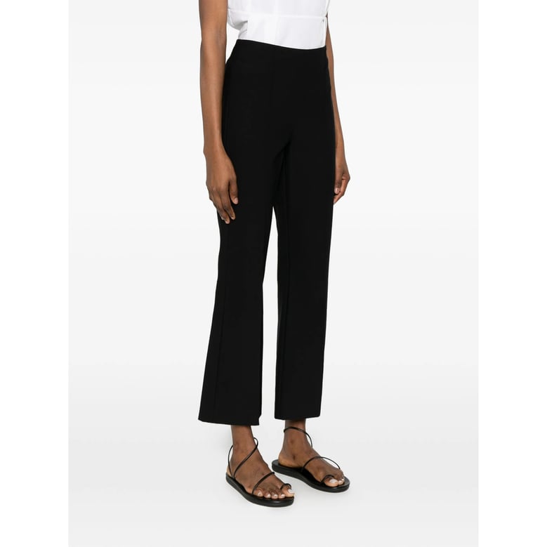 cropped trousers with elasticated waistband by Selfnex