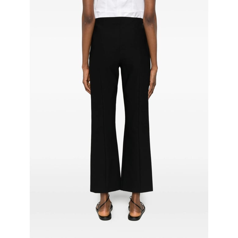 cropped trousers with elasticated waistband by Selfnex