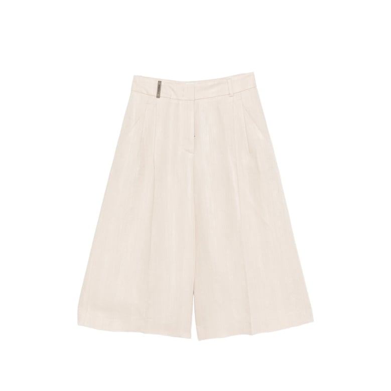 wide-leg trousers birch beige by Selfnex