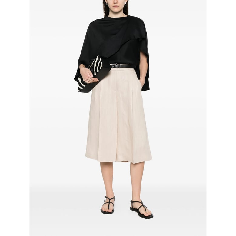 wide-leg trousers birch beige by Selfnex