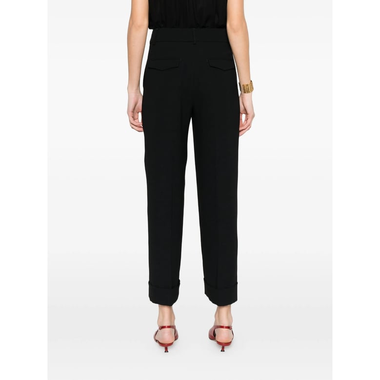 trousers straight-leg with black cuff by Selfnex