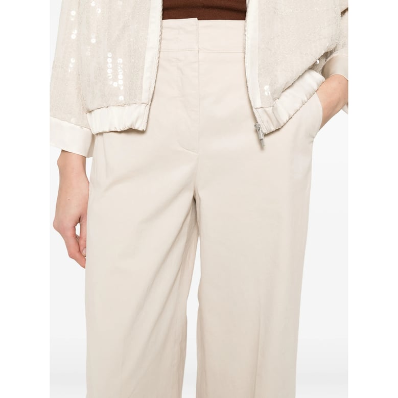 wide-leg trousers neutrals by Selfnex