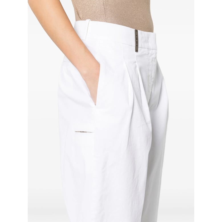 pleated trousers with pockets by Selfnex