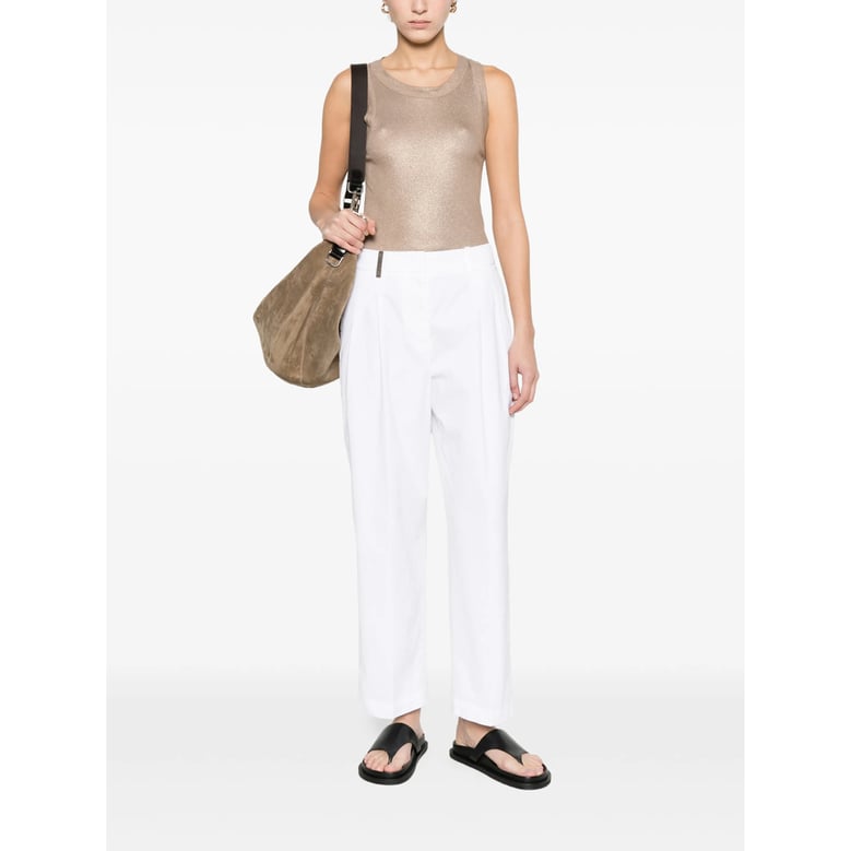pleated trousers with pockets by Selfnex