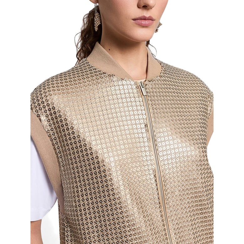 waistcoat gold sequin by Selfnex