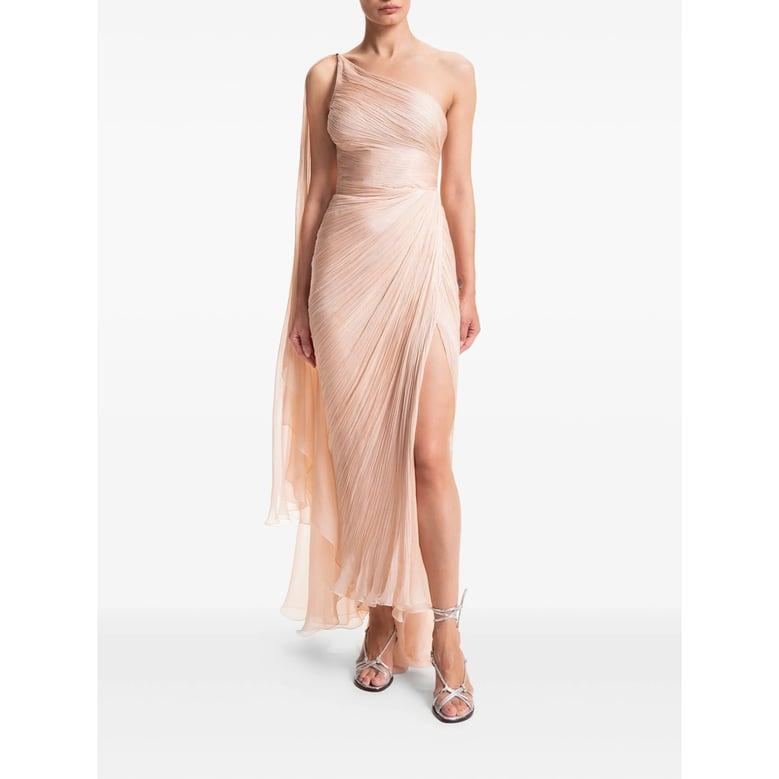 one-shoulder dress neutrals by Selfnex
