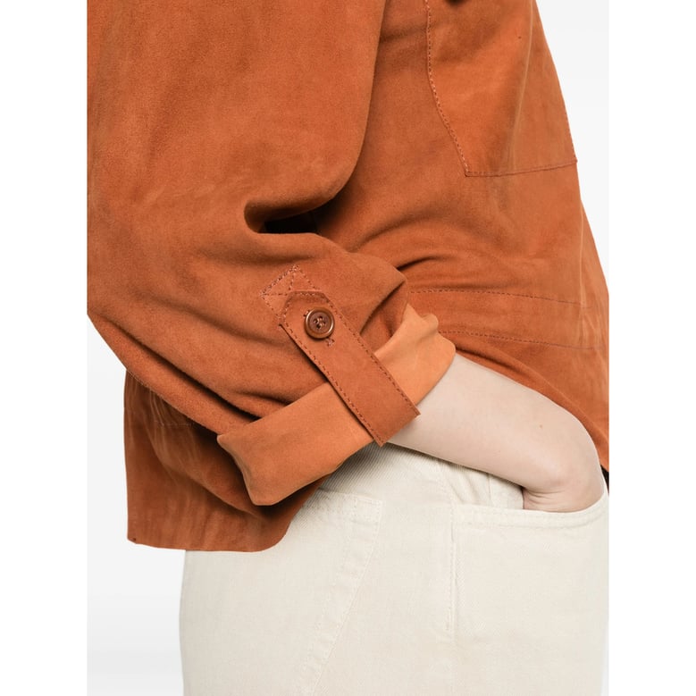 leather jacket orange by Selfnex