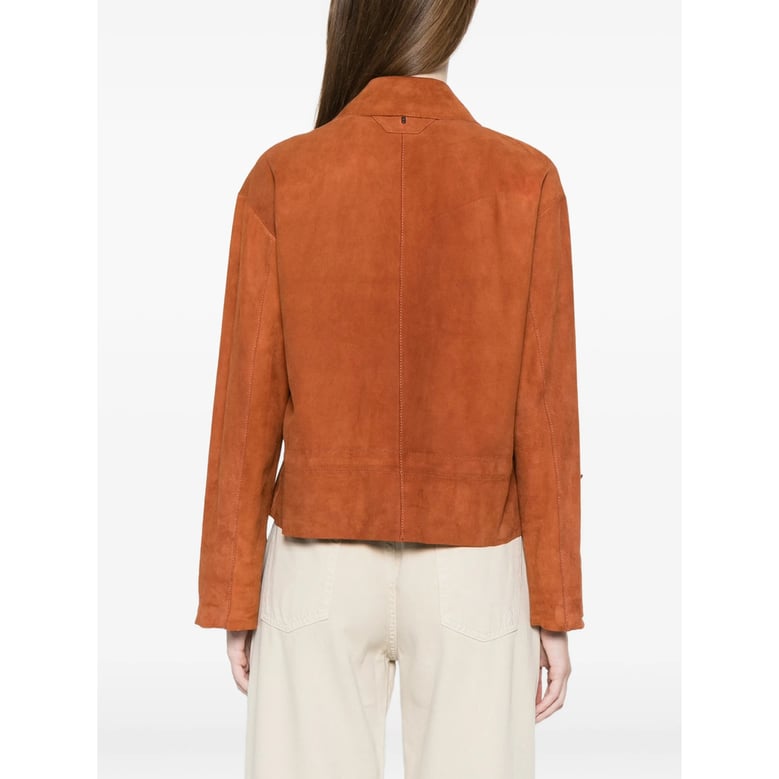 leather jacket orange by Selfnex