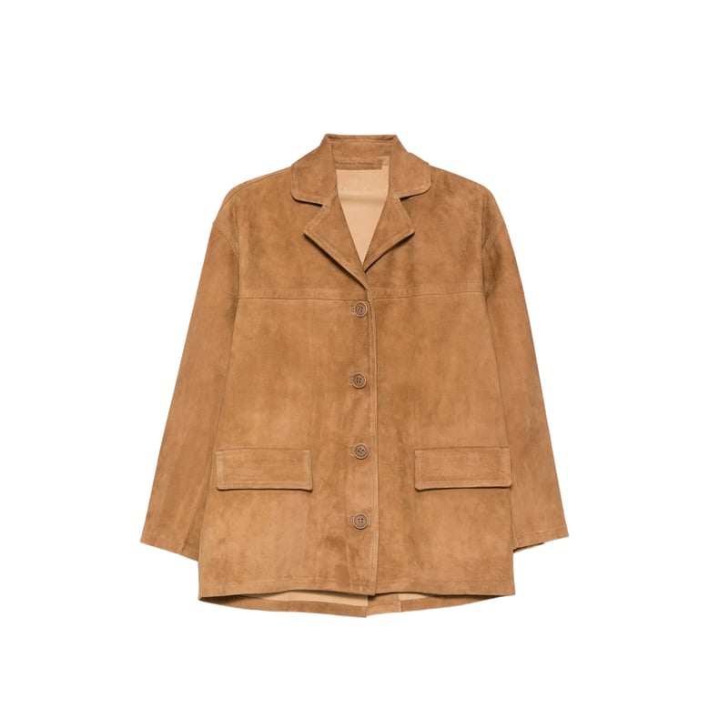 leather jacket neutrals by Selfnex