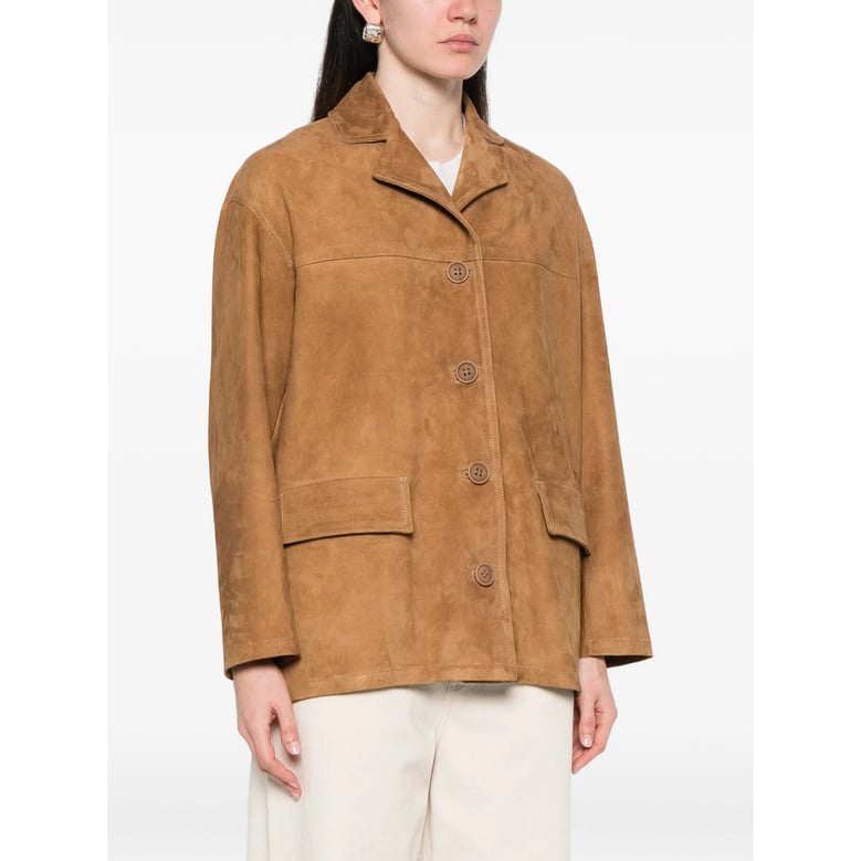 leather jacket neutrals by Selfnex