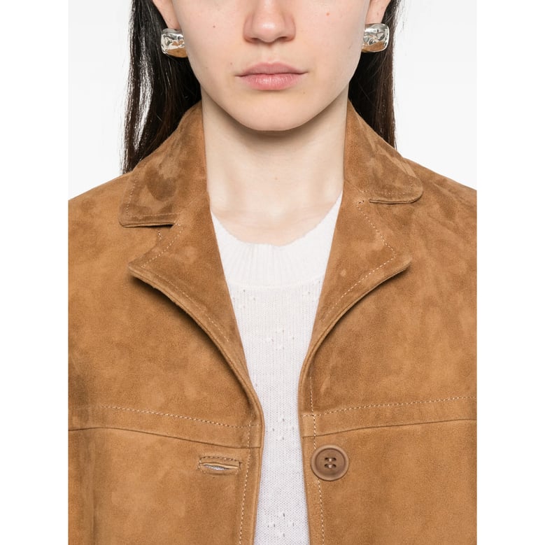 leather jacket neutrals by Selfnex