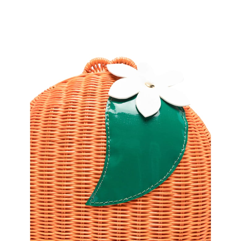 bag with flower appliqué detail by Selfnex