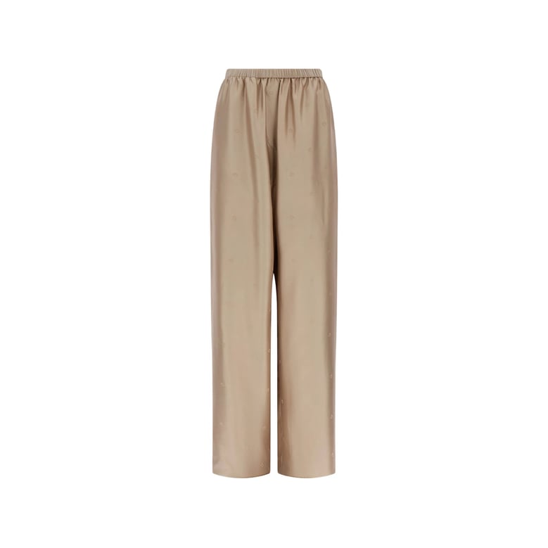 trousers in jacquard silk by Selfnex