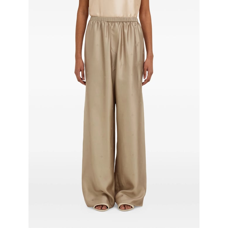trousers in jacquard silk by Selfnex