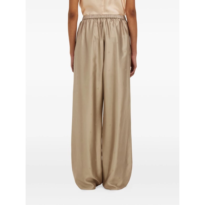 trousers in jacquard silk by Selfnex