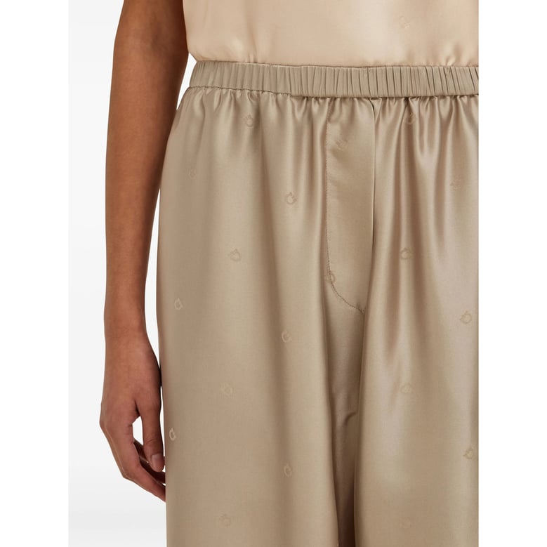 trousers in jacquard silk by Selfnex