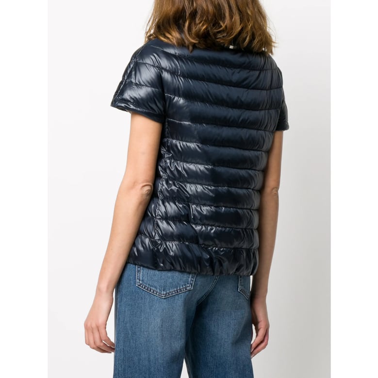 short-sleeved down jacket by Selfnex