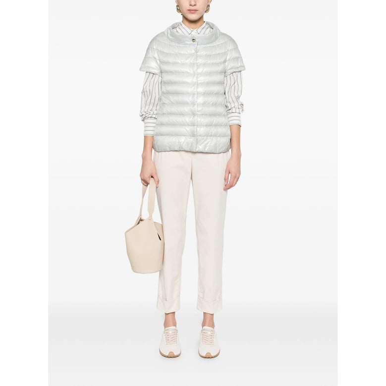 outerwear herno grey quilted jacket by Selfnex