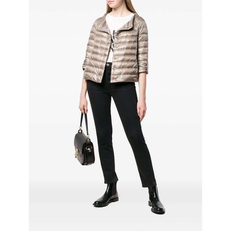 down-quilted cotton-blend puffer jacket by Selfnex