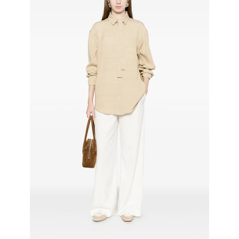 shirt tie-neck viscose by Selfnex