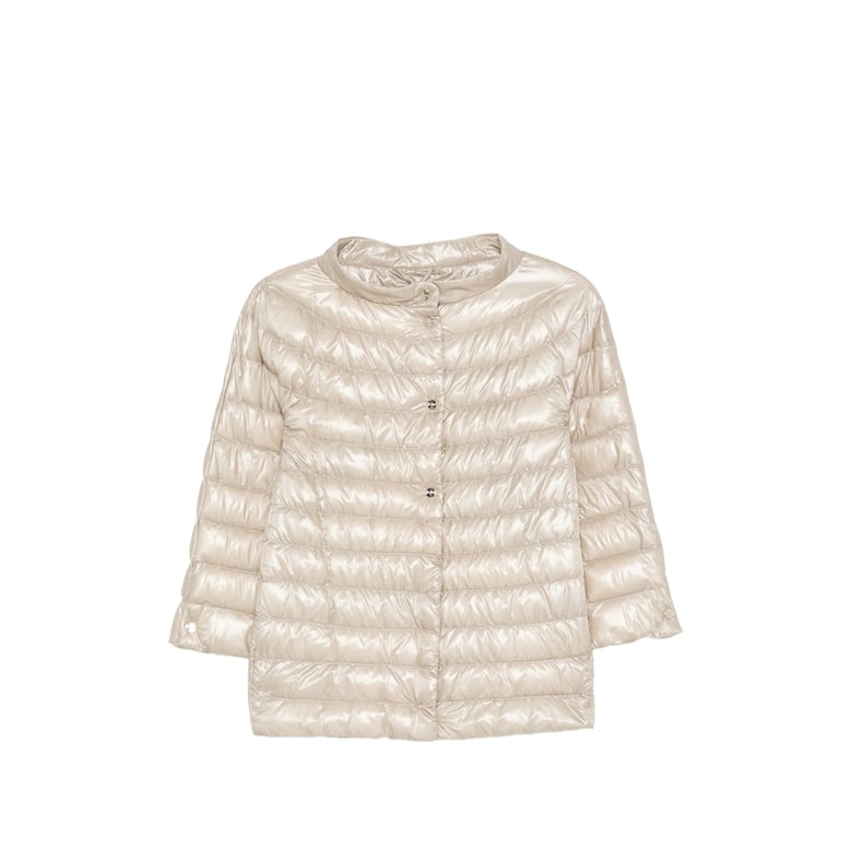 puffer jacket quilted beige by Selfnex