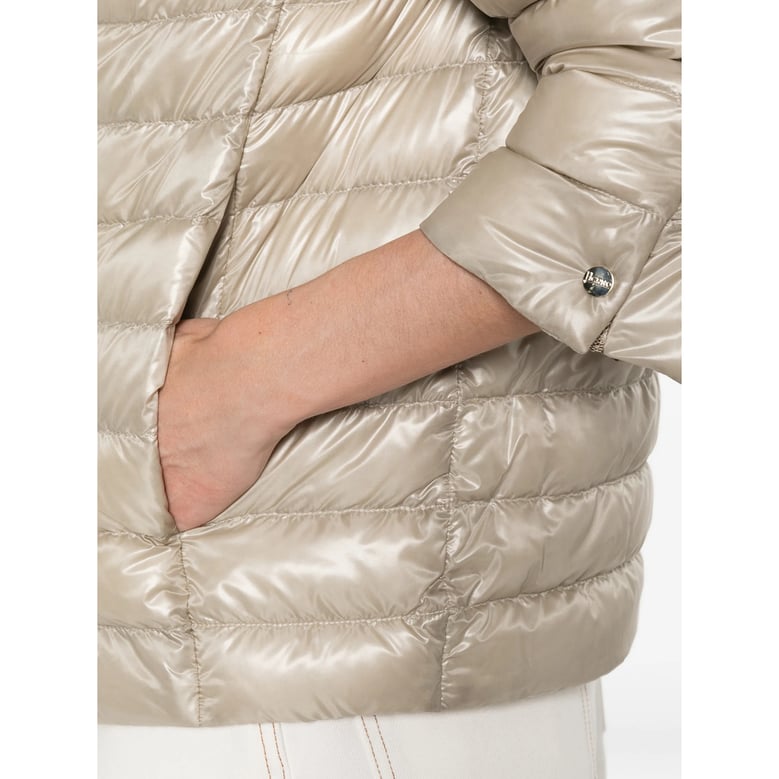 puffer jacket quilted beige by Selfnex