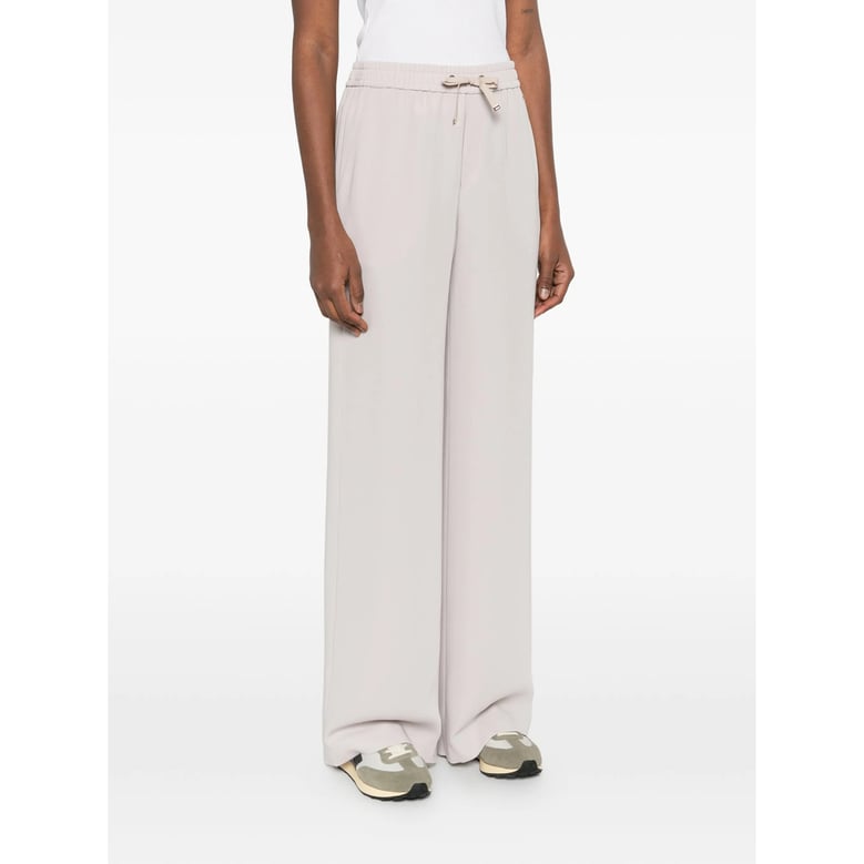 high-waisted trousers with drawstring by Selfnex