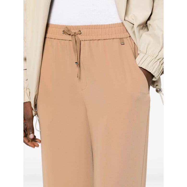 wide leg trousers with drawstring by Selfnex