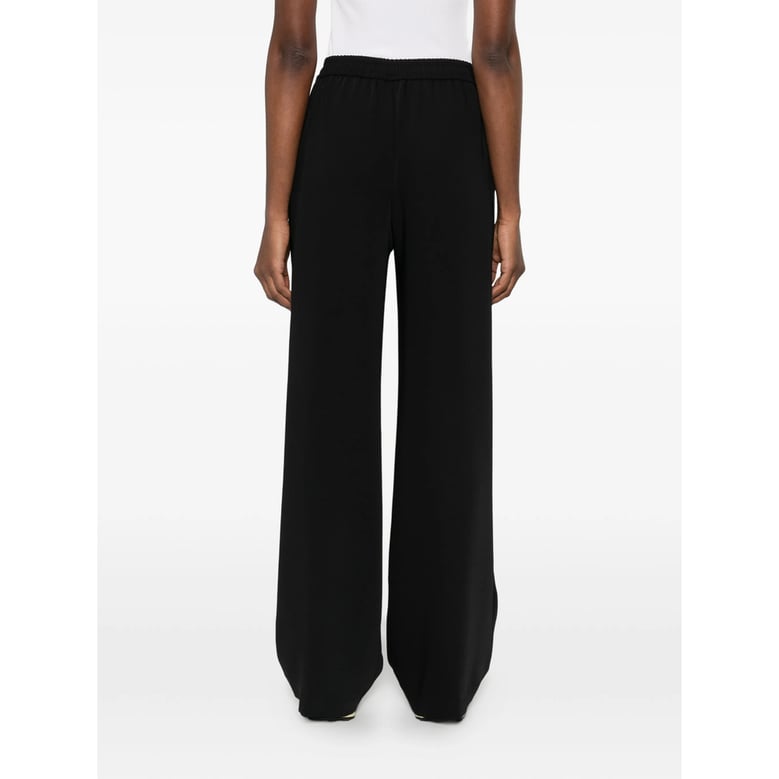 black drawstring trousers by Selfnex