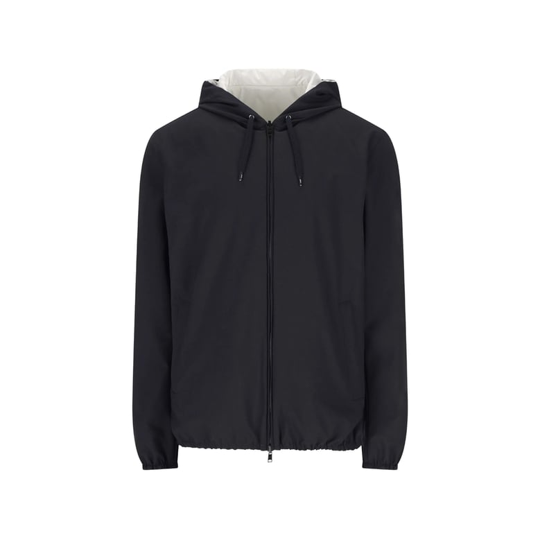 reversible hooded jacket by Selfnex