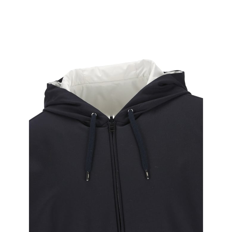 reversible hooded jacket by Selfnex