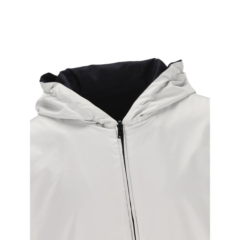 reversible hooded jacket by Selfnex