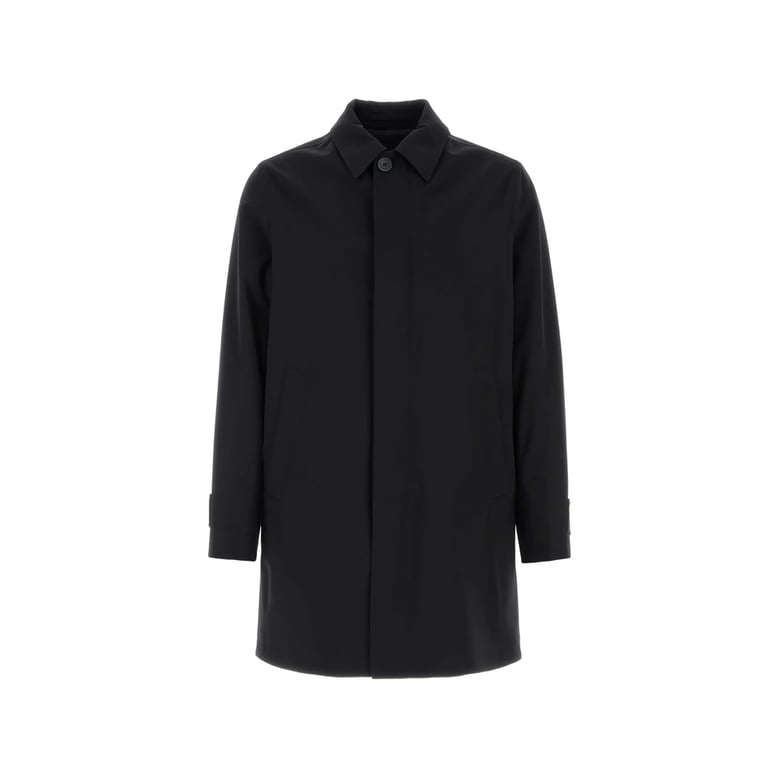 rainwear with classic collar and pockets by Selfnex