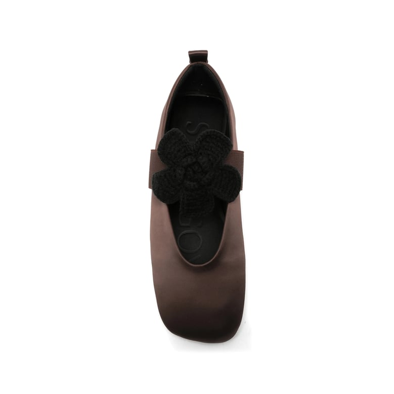ballerina shoes cocoa brown by Selfnex