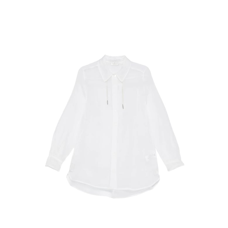 shirt with drawstring detail by Selfnex