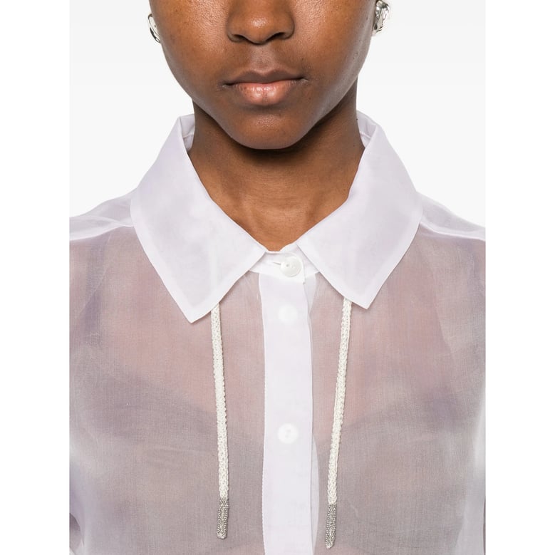 shirt with drawstring detail by Selfnex