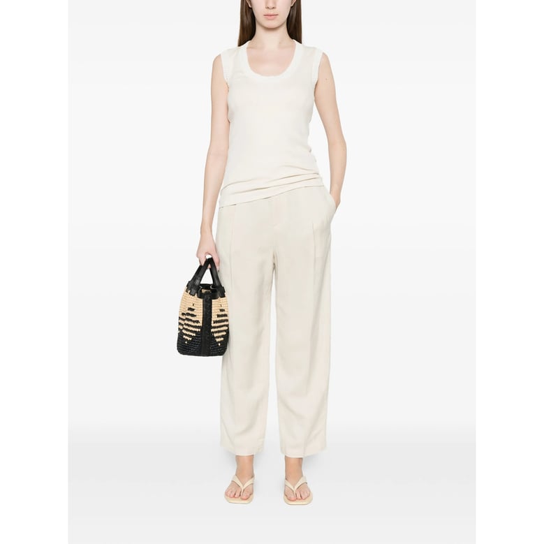 trousers linen-blend by Selfnex