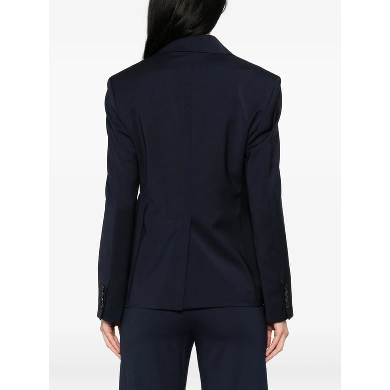 jacket notched lapel blue by Selfnex