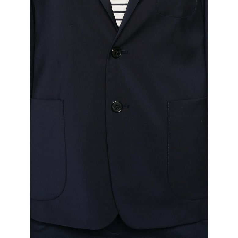 jacket notched lapel blue by Selfnex