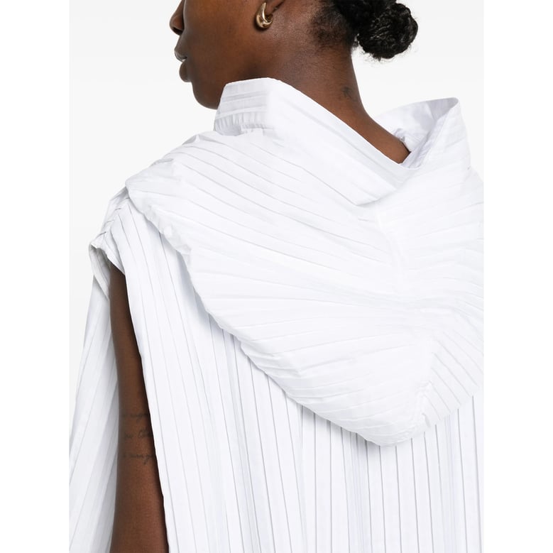 shirt white cotton blend by Selfnex