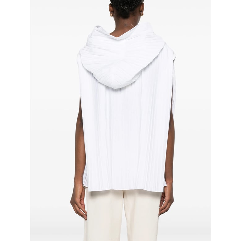 shirt white cotton blend by Selfnex