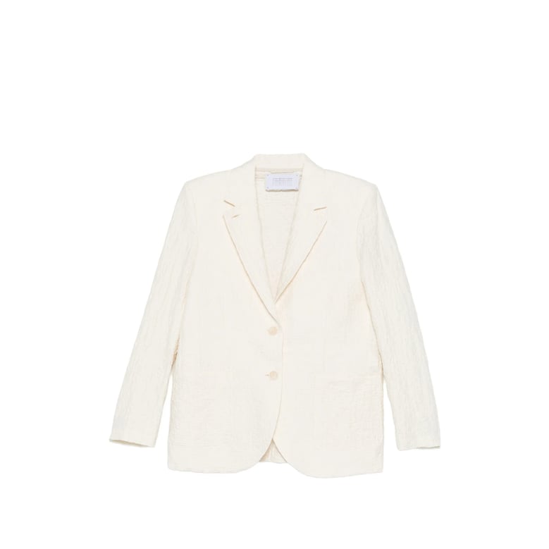 jacket with textured effect and notched lapels by Selfnex