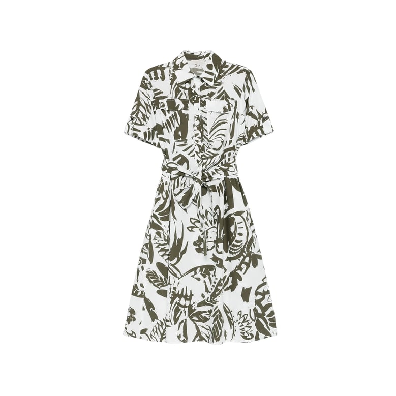 day dress liam white/green by Selfnex