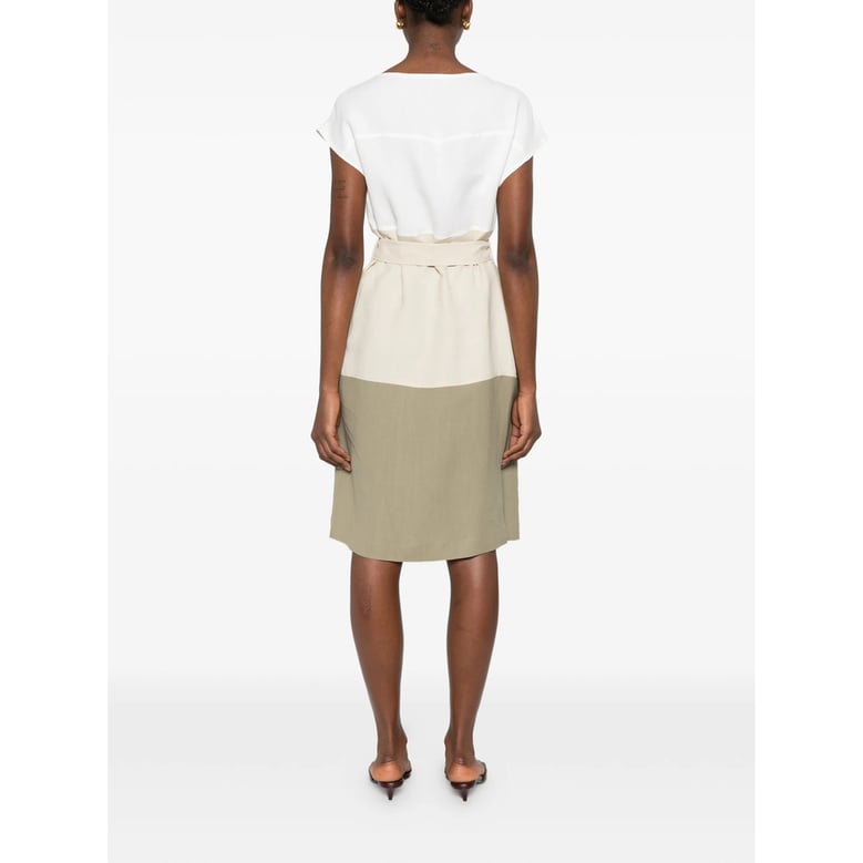 colour-block design dress by Selfnex