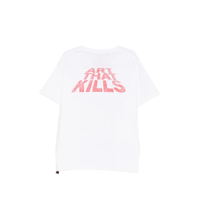 graphic print crew neck t-shirt by Selfnex