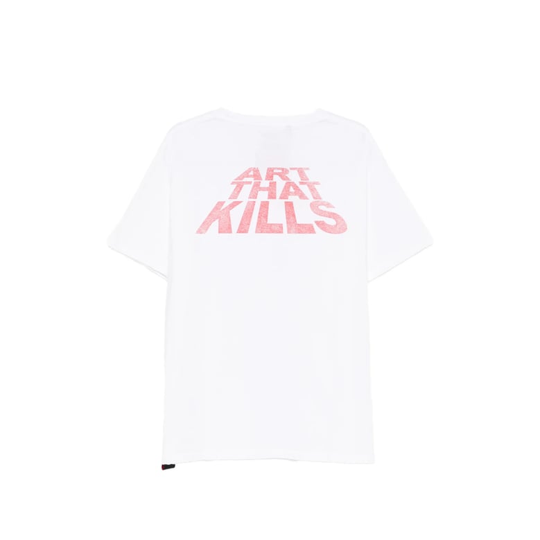 graphic print crew neck t-shirt by Selfnex