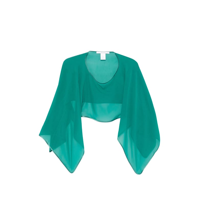 stole silk green by Selfnex