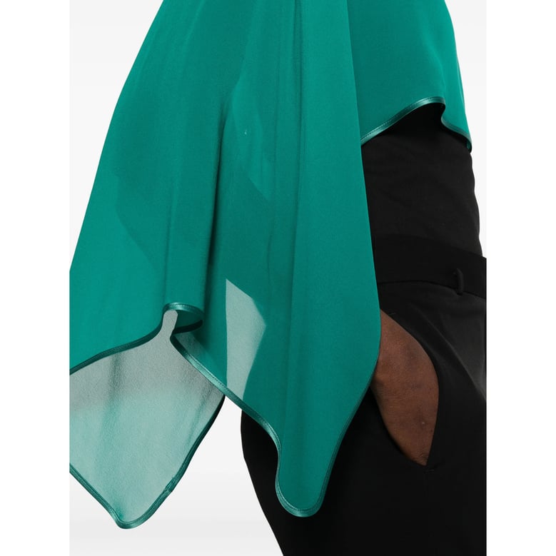 stole silk green by Selfnex