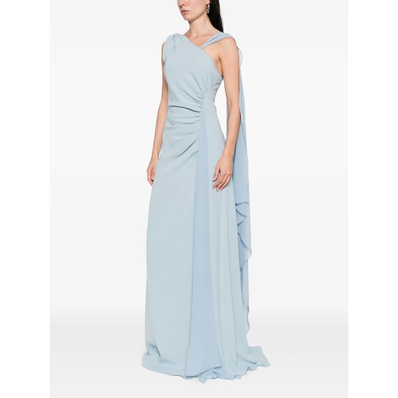 dress one-shoulder blue by Selfnex