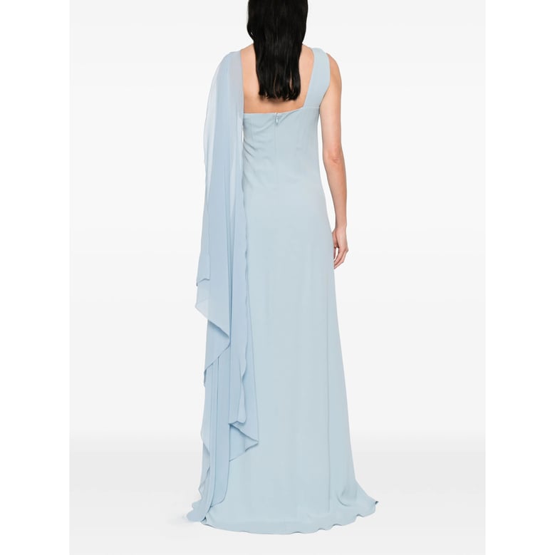 dress one-shoulder blue by Selfnex